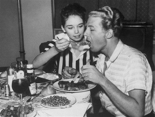 Jerry Lee and Myra Lewis 1958